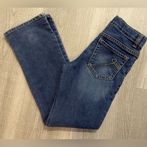 EUC Est. 89Original Brand PLACE,  Boot-Cut Stretch Jeans.Girls Size 8. 🧡 detail